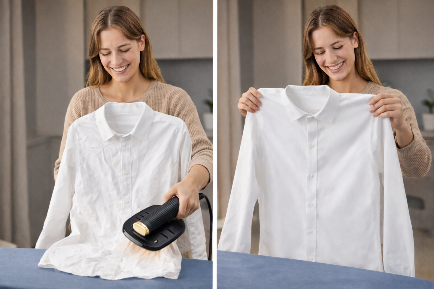 Plancha Vertical para Casa y Viajes